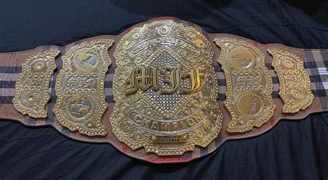 mjf belt - mjf championship triple b.